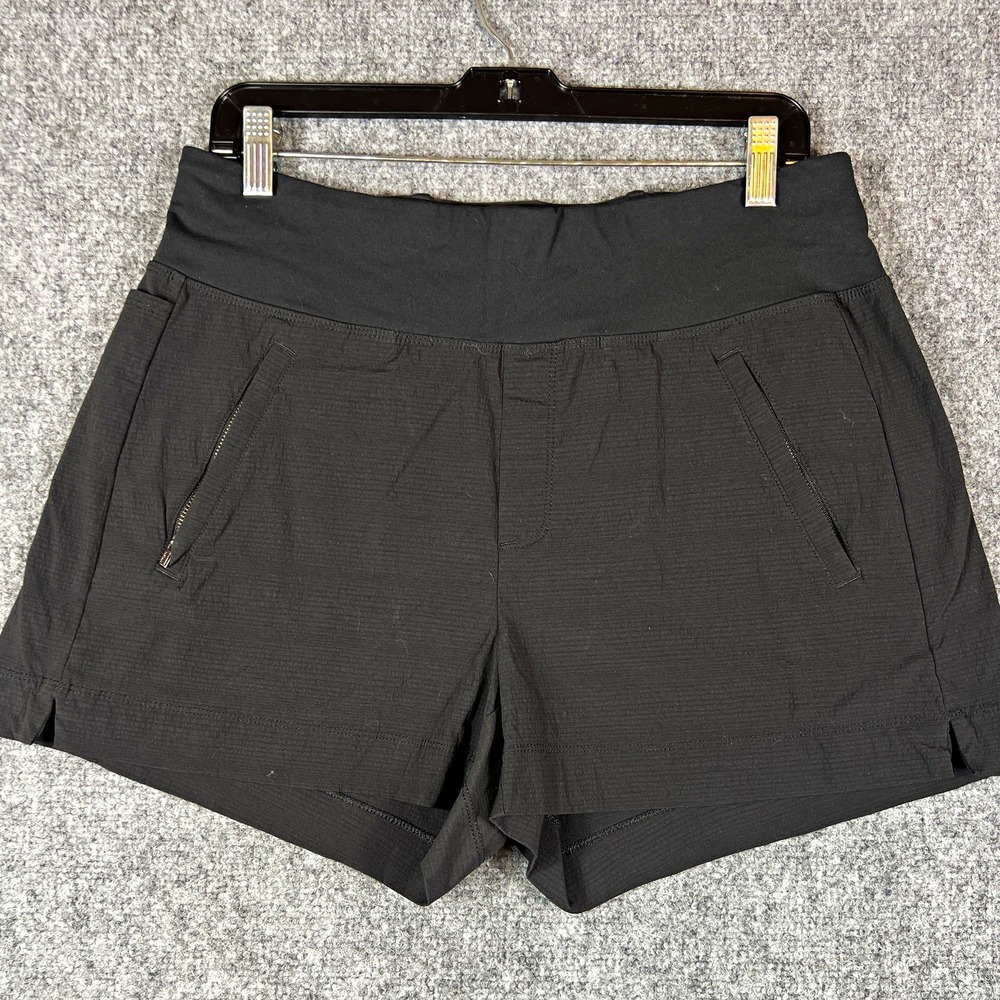 Athleta Trekkie North Short Women's 3in Black Ripstop Nylon/Spandex Pockets